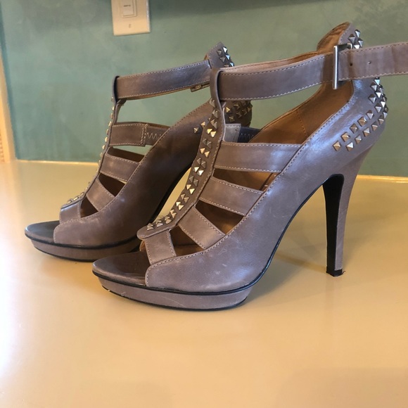 Steve Madden Shoes - Open toe studded heels